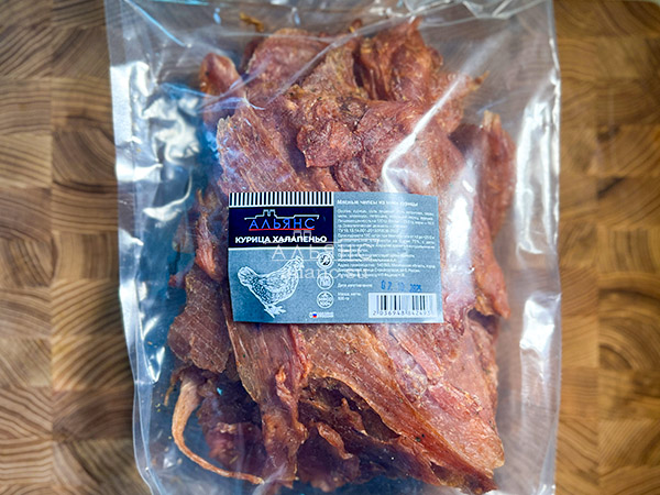 Мясо (АЛЬЯНС) вяленое курица 500гр "С халапеньо" в Можайске