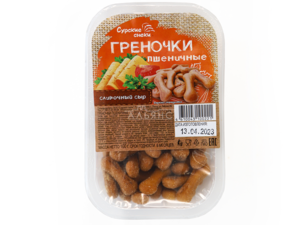 Сурские (ПШЕНИЧНЫЕ) Сливочный сыр (100 гр) в Можайске