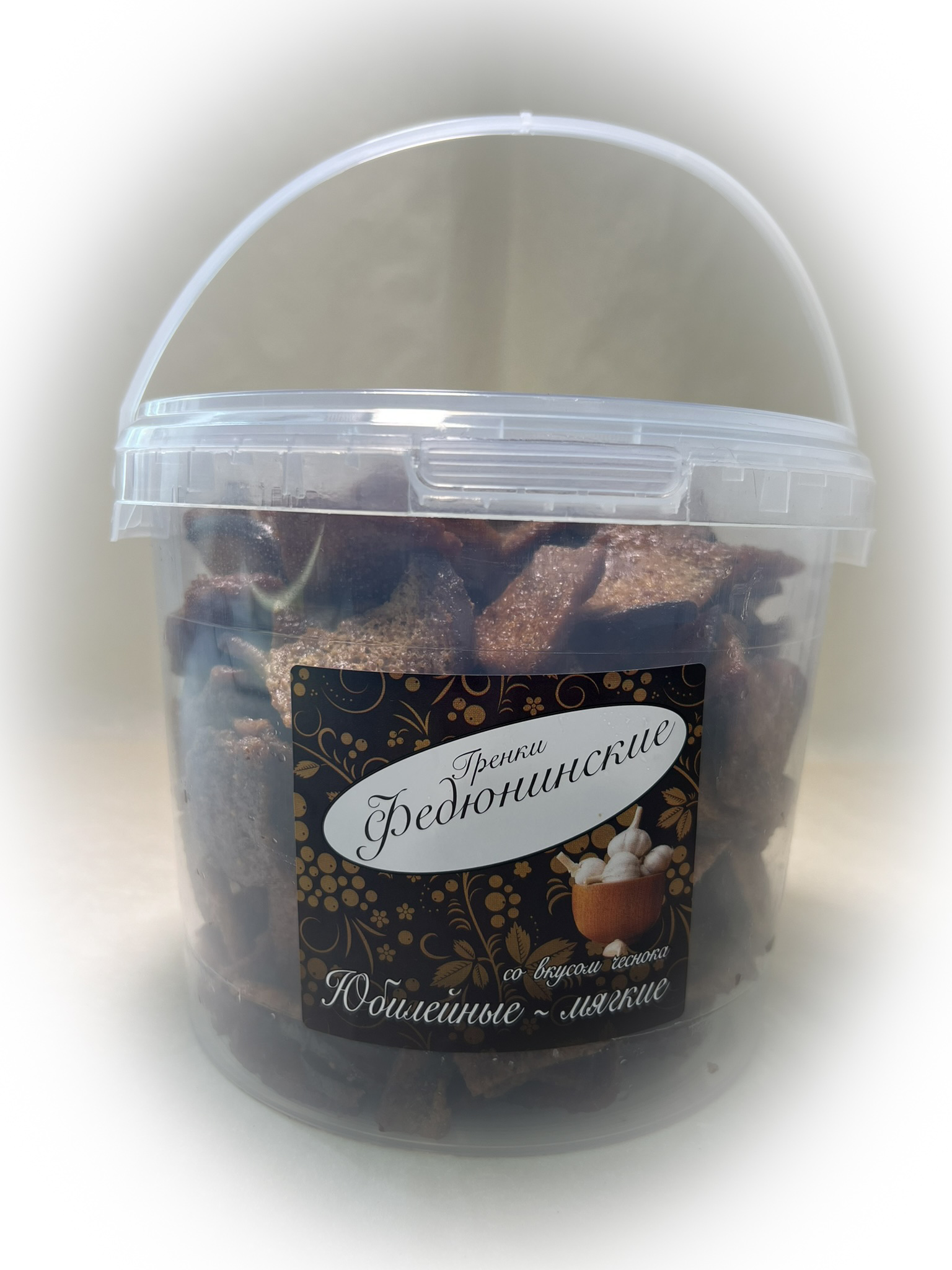 Гренки "ФЕДЮНИНСКИЕ" "Чеснок" (ведро 900 гр.) в Можайске