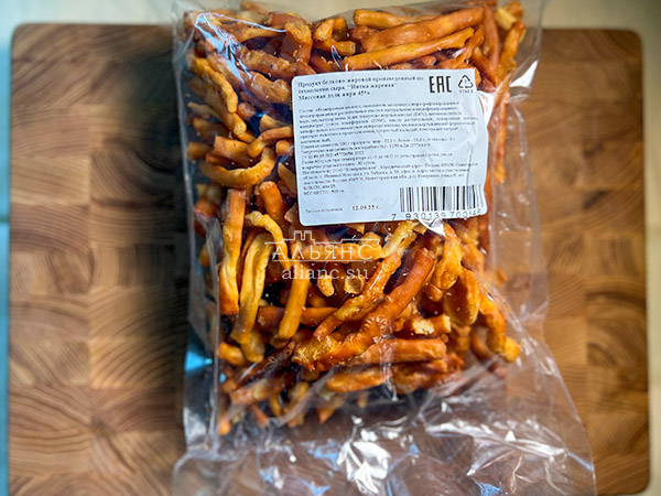 Нитка ЖАРЕНАЯ  Oktobersnack1 кг (сырный продукт) в Можайске