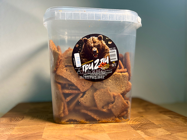 Ведро Ржаные гренки со вкусом Крылышки Барбекю (1 кг) в Можайске