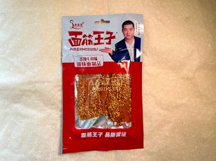 Крымская соломка: Мучные полоски КРАСНЫЕ со вкусом пряной говядины 76 гр