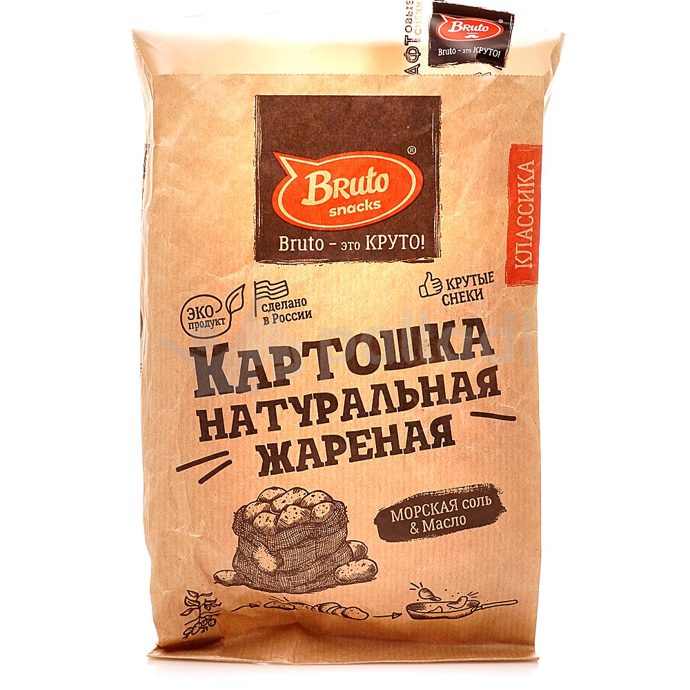 Картофель «Бруто» с солью 70 гр. в Можайске