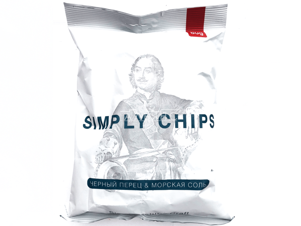 Картофельные чипсы "Simple chips" Морская соль и черный перец 80 гр. в Можайске